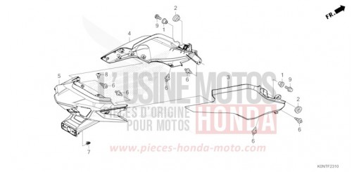 CAPOT ARRIERE CBF125MEFT de 2026